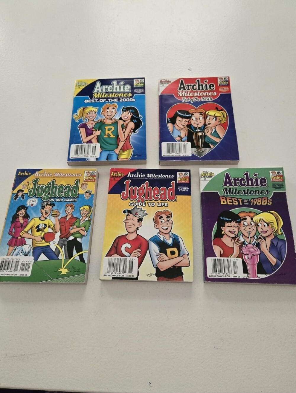 5 Archie Comics 2 Jugheads Archie Milestones 18 19  3 Archie Milestones 13 16 17